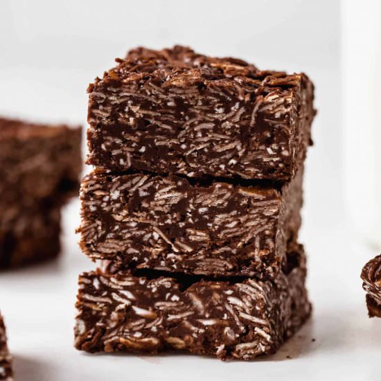No Bake Chocolate Coconut Bars