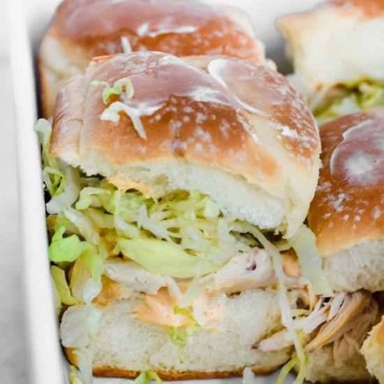 Rotisserie Chicken Hawaiian Sliders