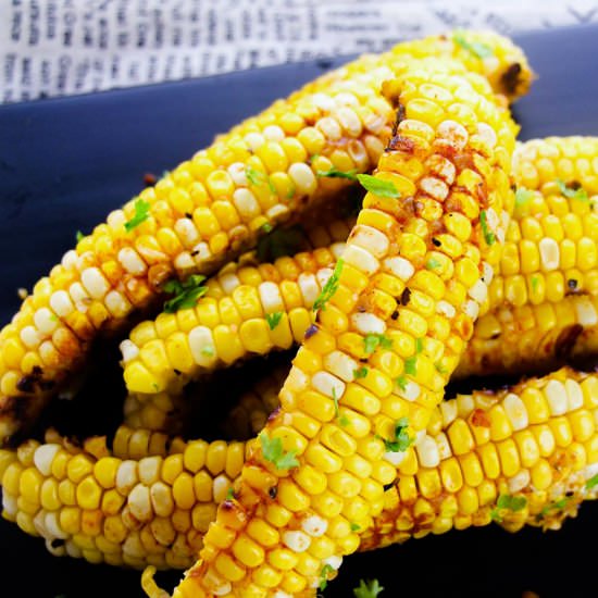 Grilled Corn Ribs