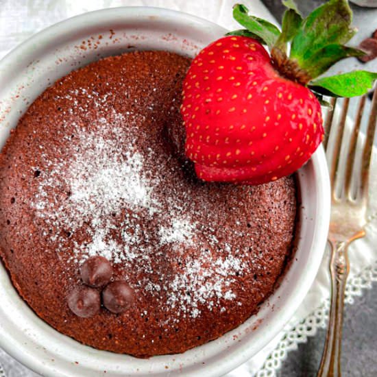 Easy Keto Chocolate Mug Cake
