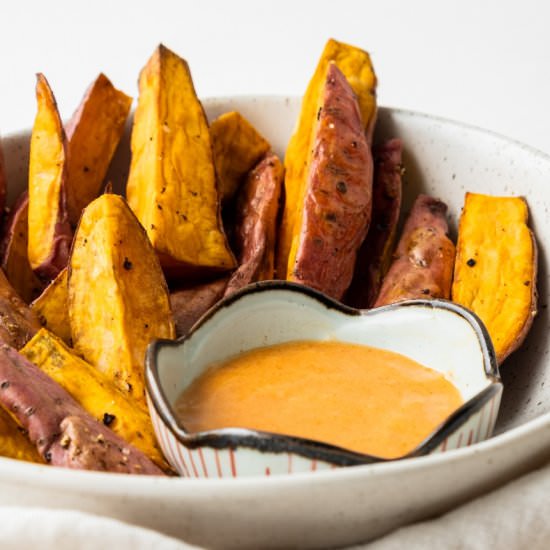 Sweeit Potato Wedges with Aioli