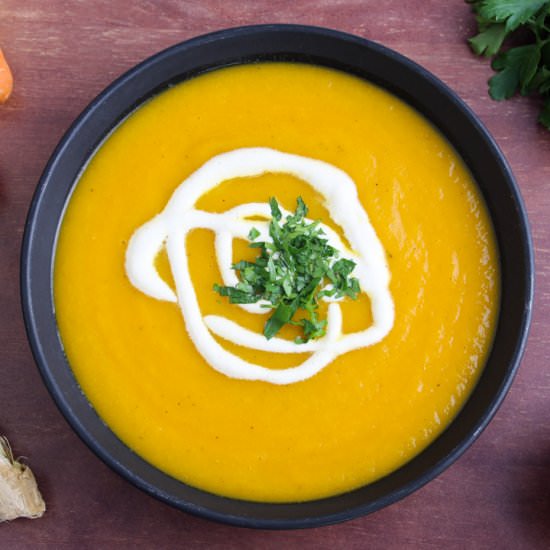 Carrot Soup with Ginger and Orange