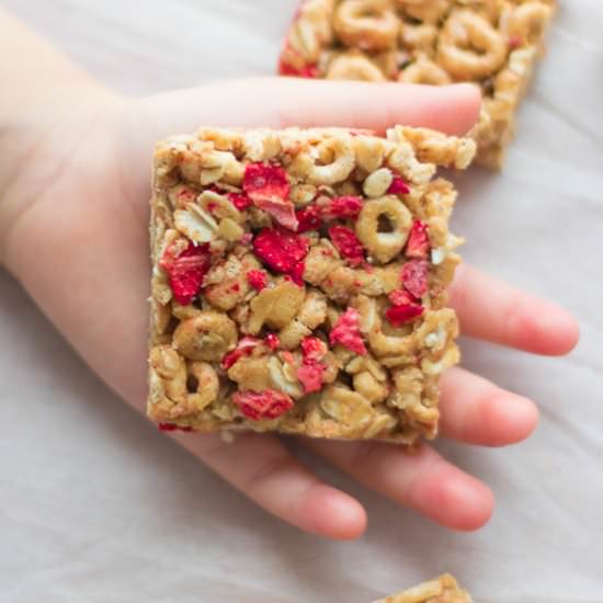 Peanut butter Cereal Bars