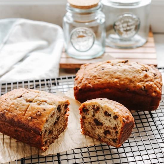 Mini Chocolate Chip Banana Breads