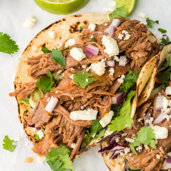Crock Pot Beef Tacos