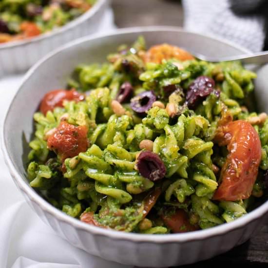 Mediterranean Pasta Salad w Parsley