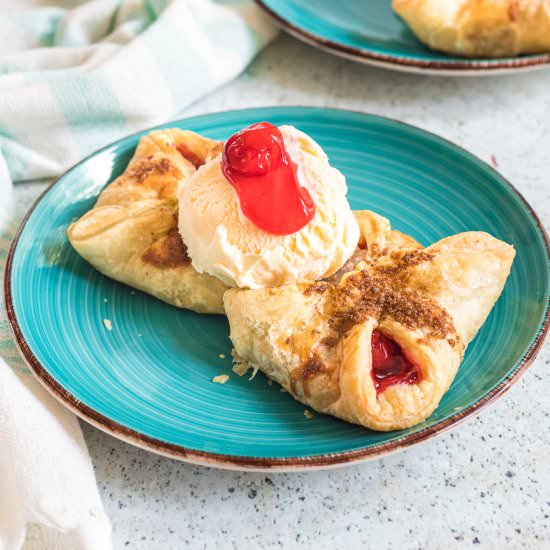 Air Fryer Cherry Turnovers