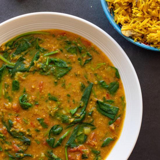 Dal Palak (Spinach Dal)