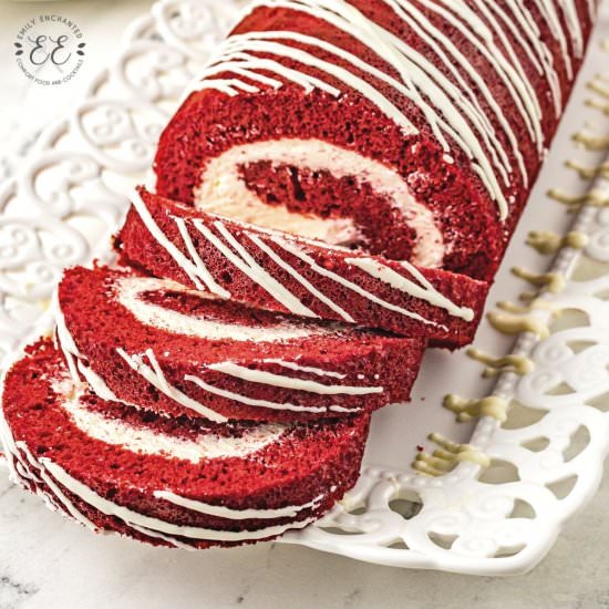 Red Velvet Cake Roll