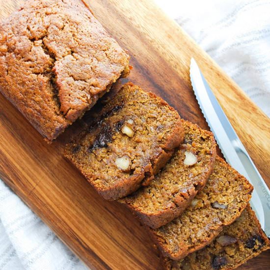 GF Chocolate Chip Banana Bread