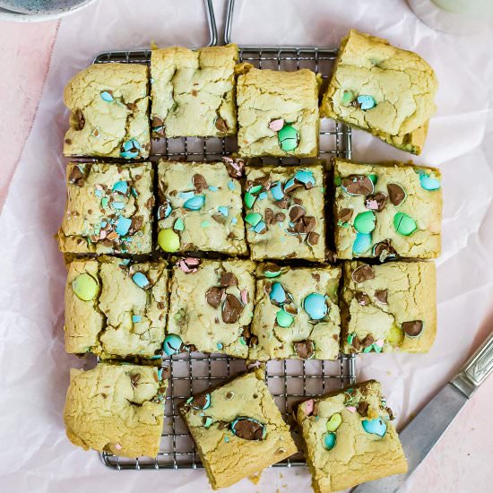 Mini Egg Cookie Bars