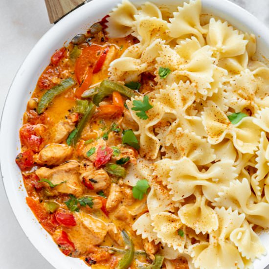 Chicken Fajita Pasta