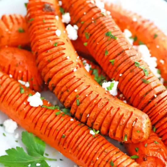 Hasselback Carrots
