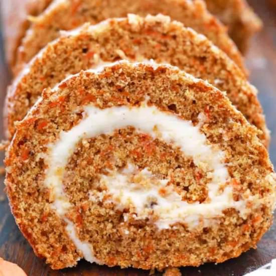 Carrot Cake Roll