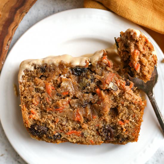Healthy Carrot Cake Loaf