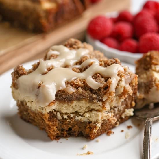 Gluten Free Cheesecake Coffee Cake