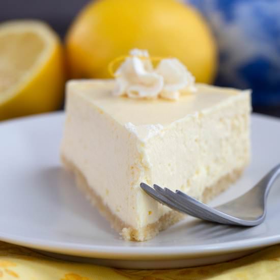Keto Instant Pot Lemon Cheesecake