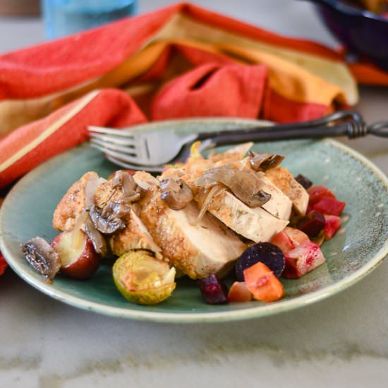 Chicken Mushroom Brandy Sauce