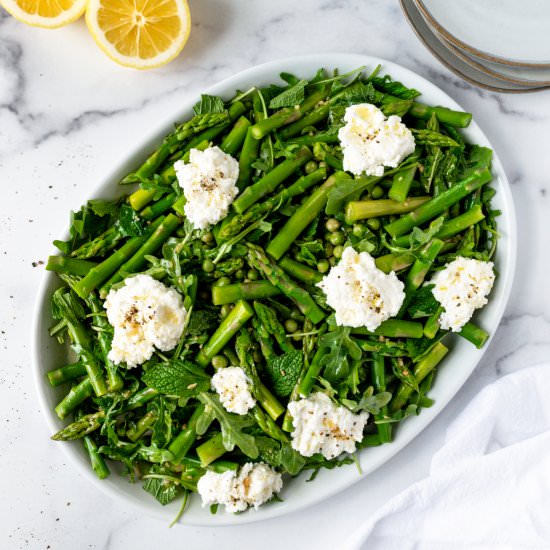 Spring Pea and Asparagus Salad