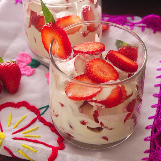 Fresas con Crema