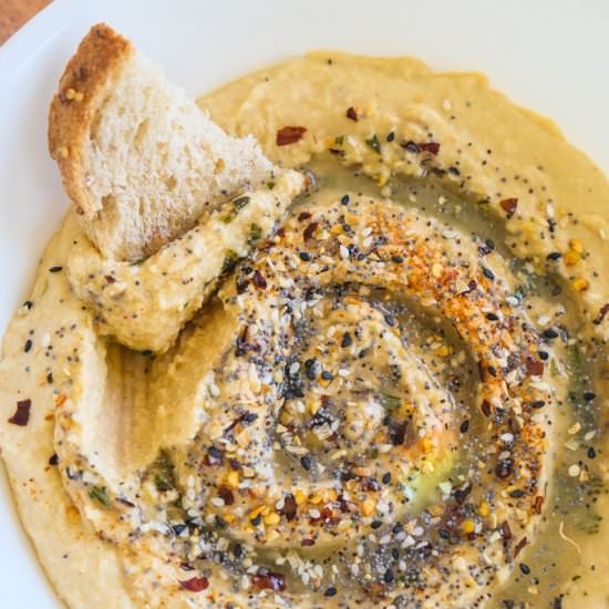 Whipped Rosemary Hummus