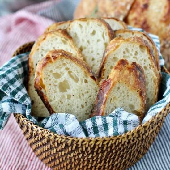 Garlic and Cheese Sourdough Bread