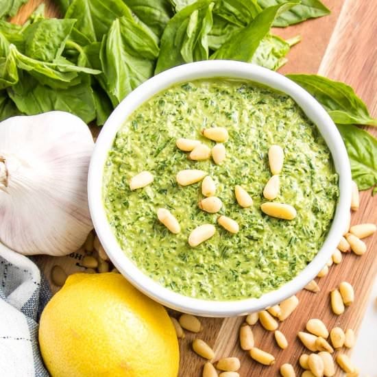 Vegan Basil Pesto