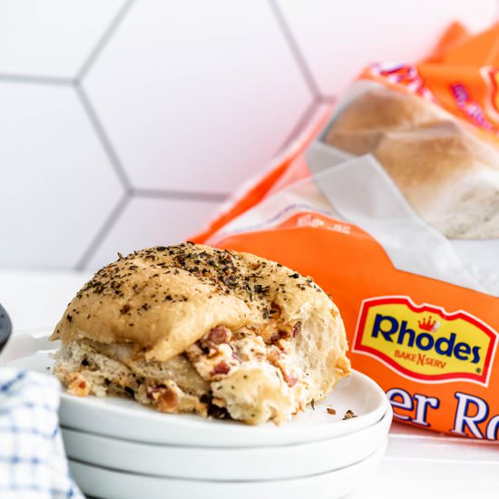 Smoked Bacon Cheese Bread Bombs