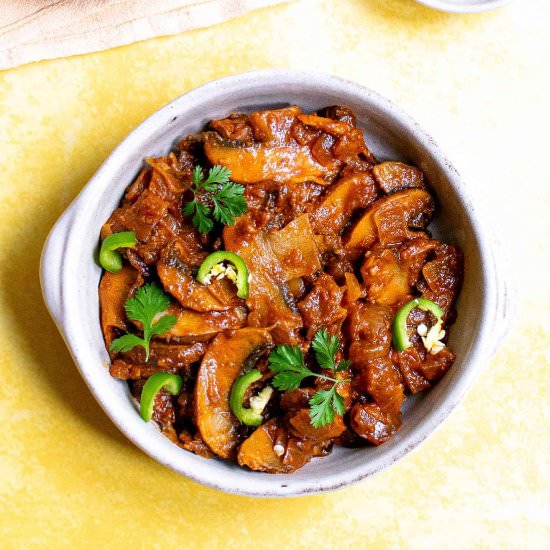 Mushroom Bhaji