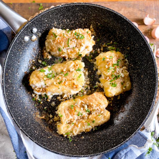 Spanish Vinegar & Garlic Cod