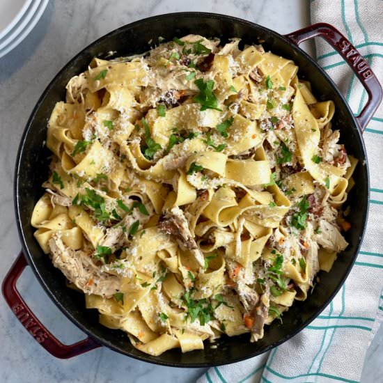 Quick & Creamy Pappardelle