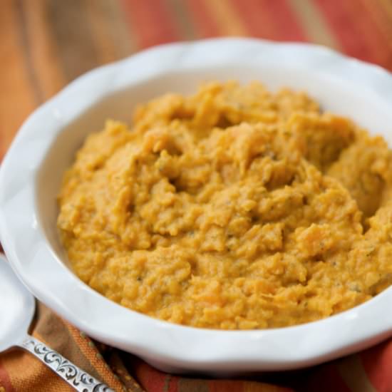 Pesto Sweet Potatoes