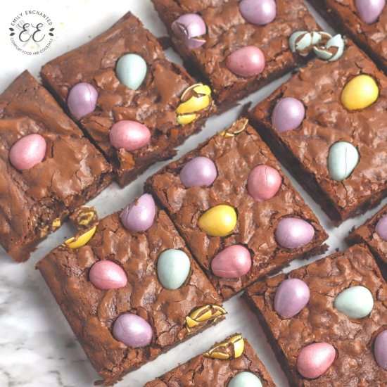 Chocolate Easter Egg Brownies