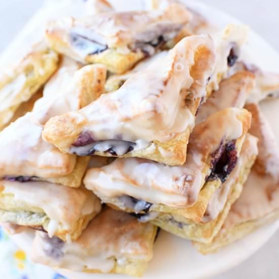 Air Fried Blueberry Turnovers