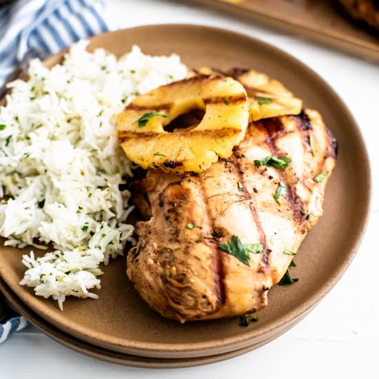 Grilled Pineapple Chicken