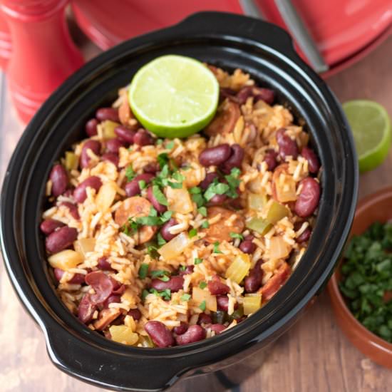 Slow Cooker Beans And Rice