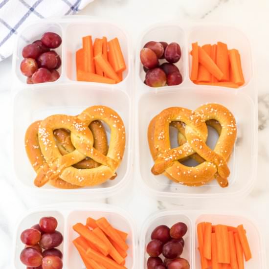 Soft Pretzel Easy Lunchbox Idea