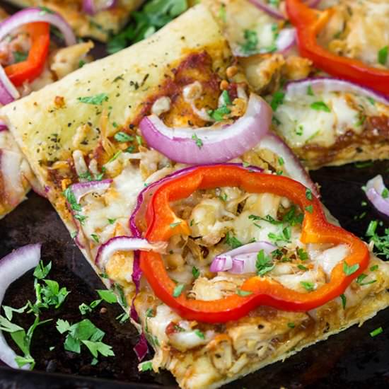 Tuscan Chicken Pizza