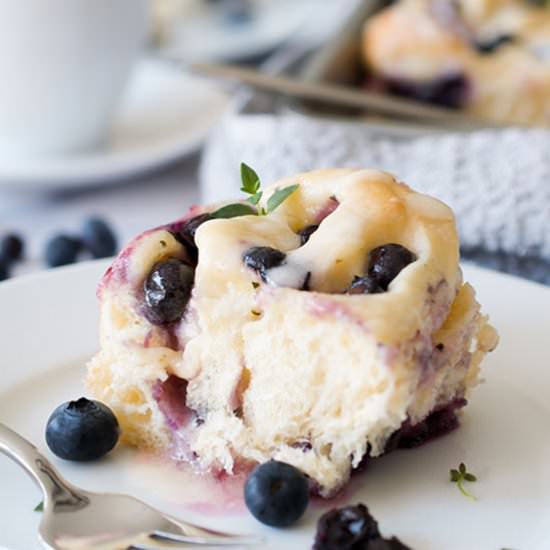 Blueberry Lemon Sweet Rolls