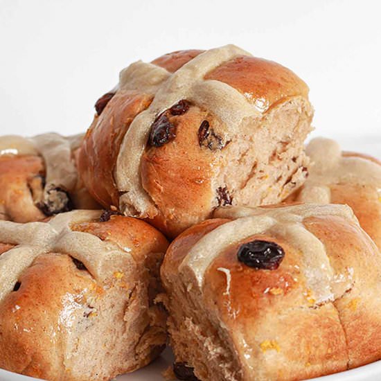 Vegan Hot Cross Buns