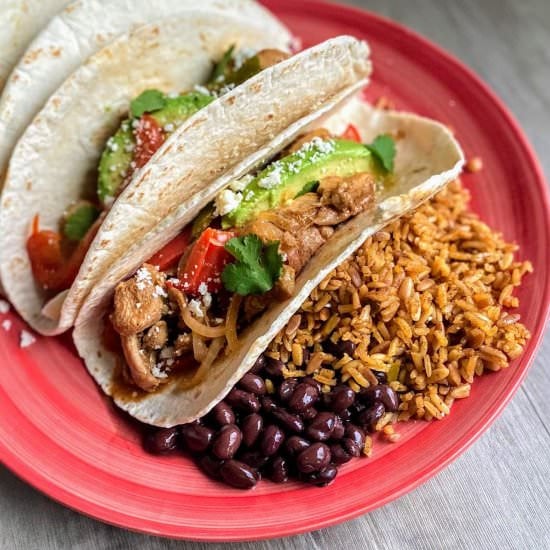 Super Yummy Chicken Fajita Tacos