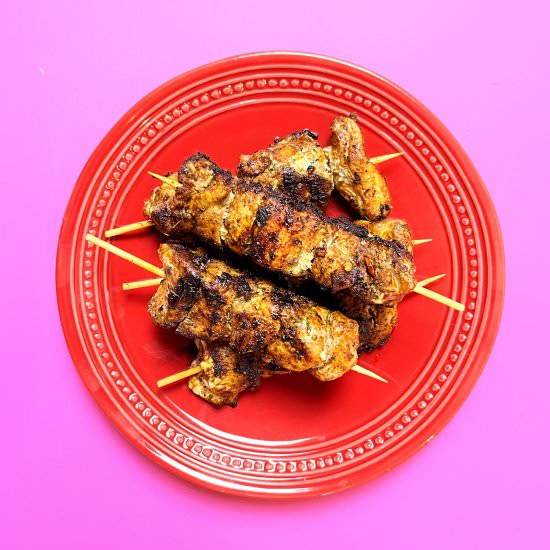Cajun Chicken Skewers