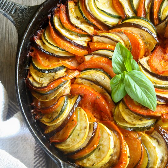 Oven-baked Ratatouille