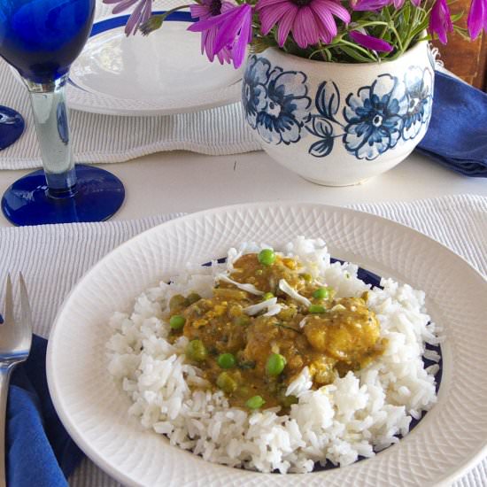 Turkey in Pepitoria Almond Sauce