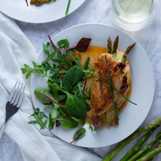 Asparagus Stuffed Chicken Breasts