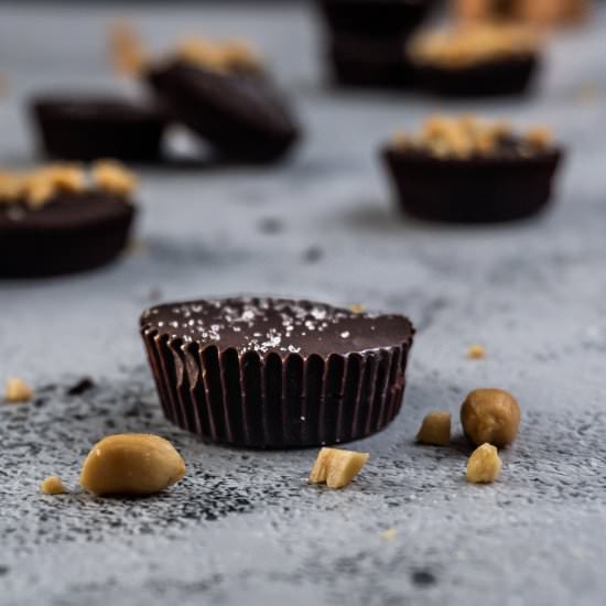 Five Ingredient Peanut Butter Cups