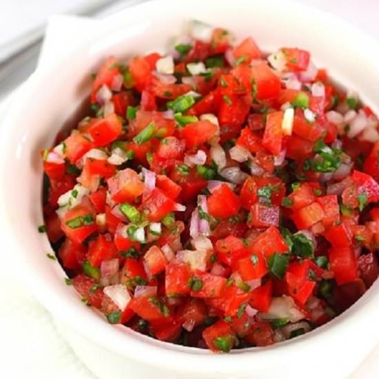 easy homemade pico de gallo