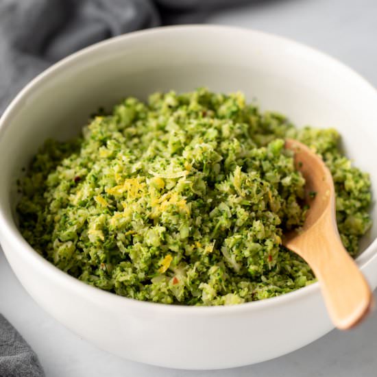 How to Make Riced Broccoli