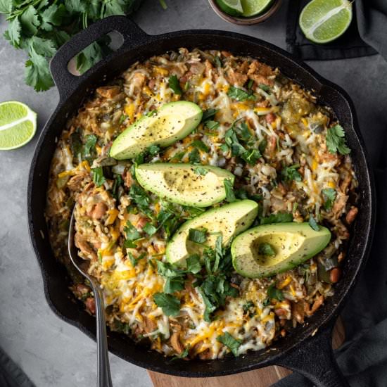 Vegan White Chili Casserole