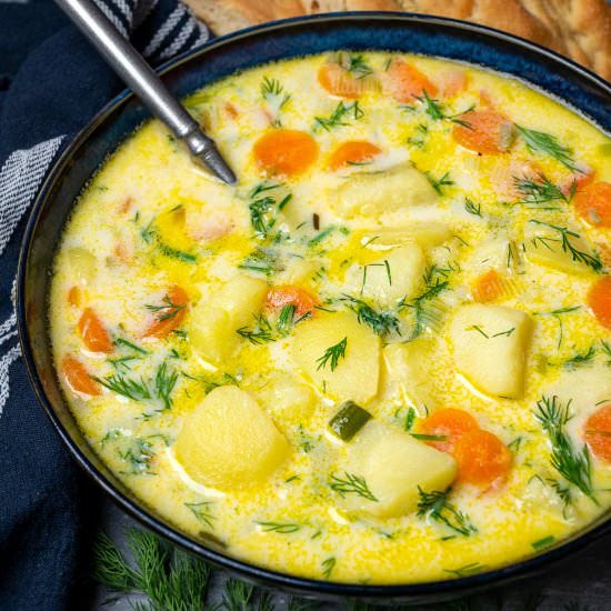 Creamy Potato Dill Soup